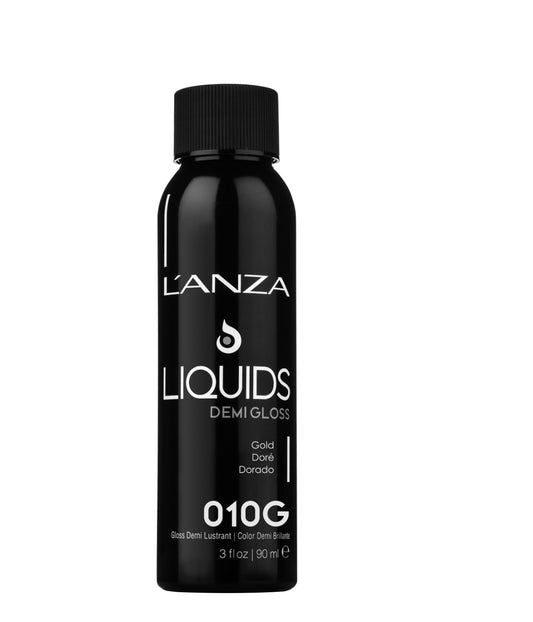 L'ANZA LIQUIDS Demi Gloss 010G Ultra Light Gold Blonde, 90mL