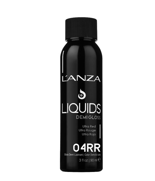 L'ANZA LIQUIDS Demi Gloss 04RR Dark Red Red, 90mL