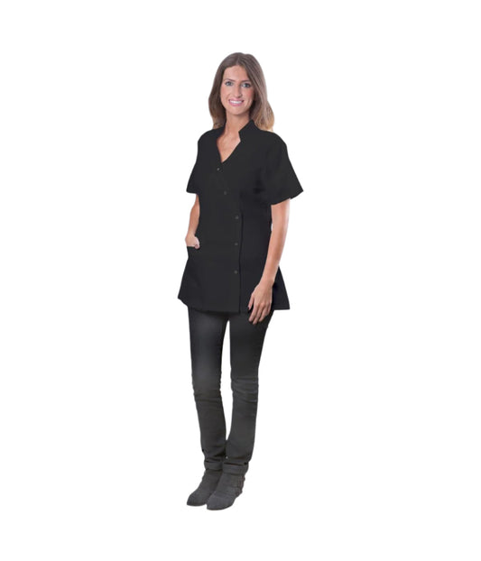 DA Stylish Spa Jacket Black - Small