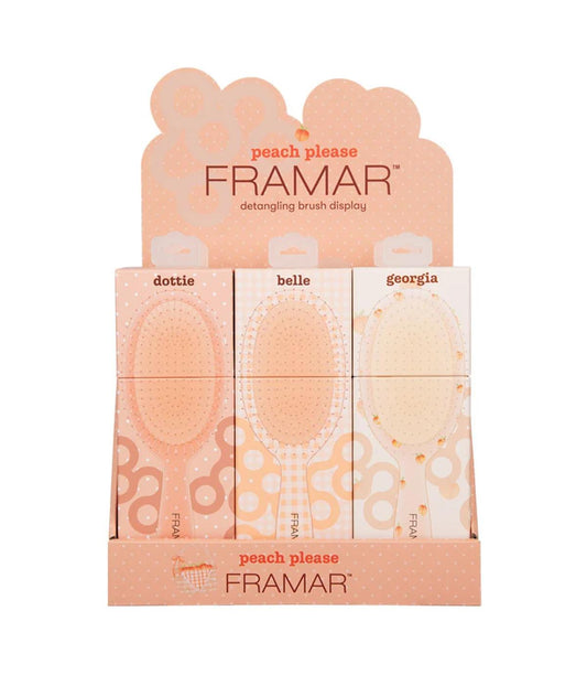 Fram 9pc Detangle Display - Peach Please SO26