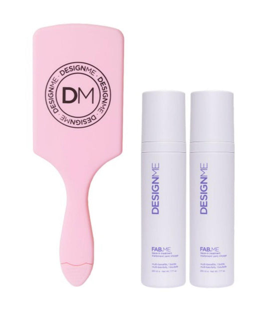 DM 2 Fab.ME Leave In + Free Paddle Brush JA25