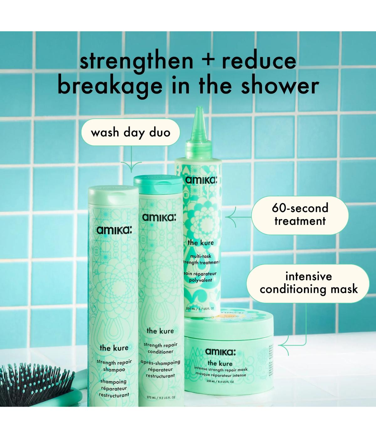 Amika The Kure Strength Repair Shampoo 1L