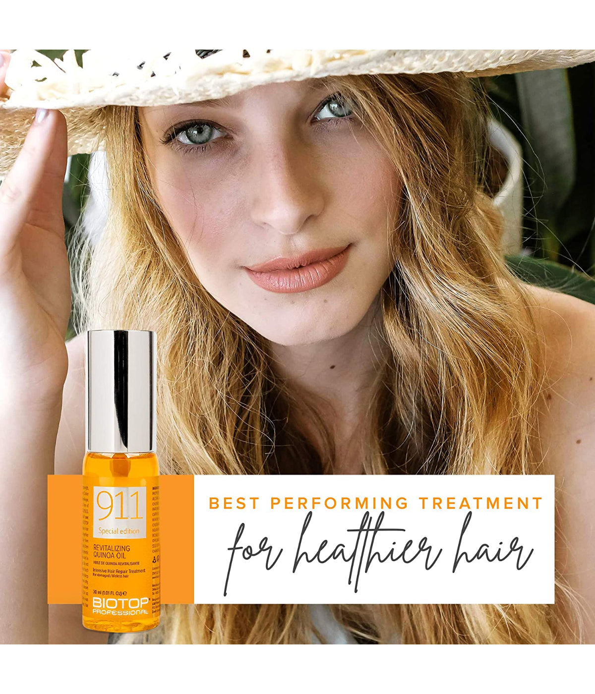 Biotop 911 Quinoa Hair Repair Oil Treatment 6x11mL Ampuole