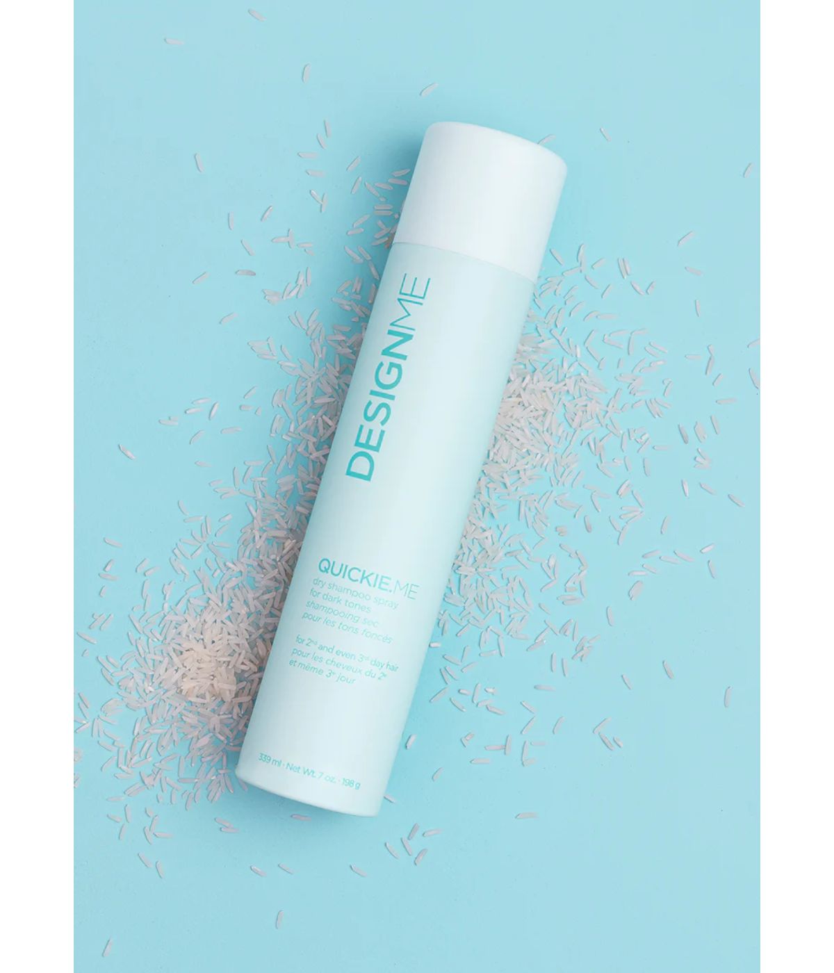 DM 330ml QUICKIE.ME Dry Shampoo Dark Tones +Travel Size